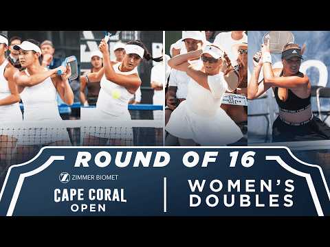 Kawamoto/Kawamoto vs Truluck/Frantova at the Zimmer Biomet Cape Coral Open