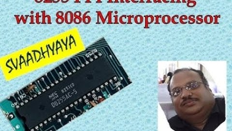 8255 PPI & Interfacing to 8086 Microprocessor