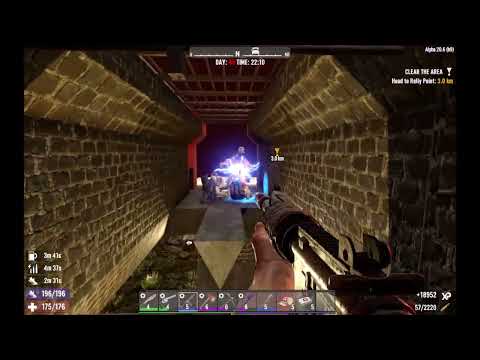 7 Days to Die 7th Blood Moon with Blade Traps