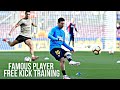 Famous  Player Freekick Training HD