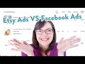 I tried selling the same products using Etsy ads vs Facebook ads - Here's what happened