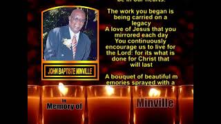 John Baptiste Minville, ~ Memorial