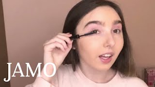 Caroline's At Home Pink Makeup Look  | Get Ready Ready With Me | JAMO screenshot 2