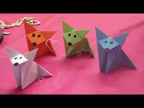 Origami Volpe Da 1 Foglio Lavoretti Con La Carta