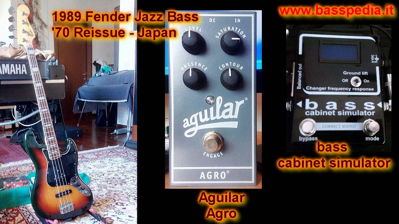 Rock Bass Sound 10 Overdrive Pedals Comparison Fender Jazz