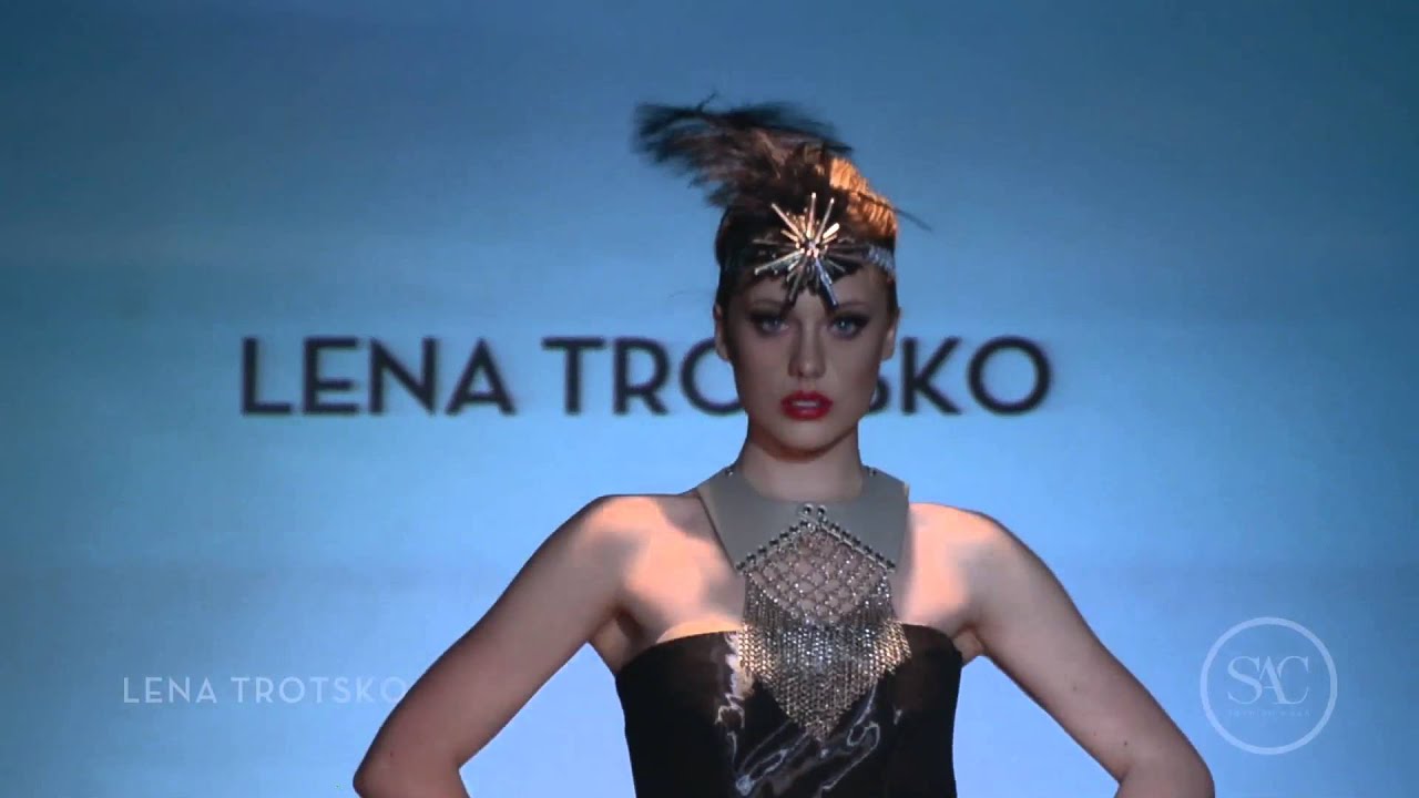 Lena Trotsko's couture collection at SAC Fashion Week - YouTube