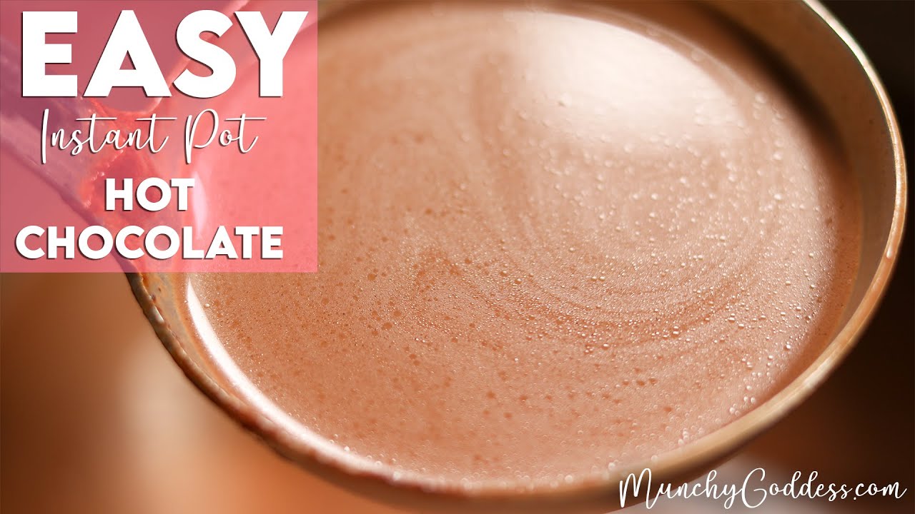 Instant Pot Hot Chocolate - make it easy! - Pip and Ebby