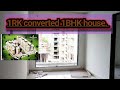 1rk converted 1bhk low budget house