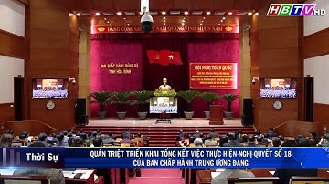 Quán triệt triển khai tổng kết việc thực hiện Nghị quyết số 18 của Ban chấp hành Trung ương Đảng
