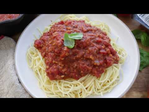 Vegan Bolognese Sauce I The Buddhist Chef