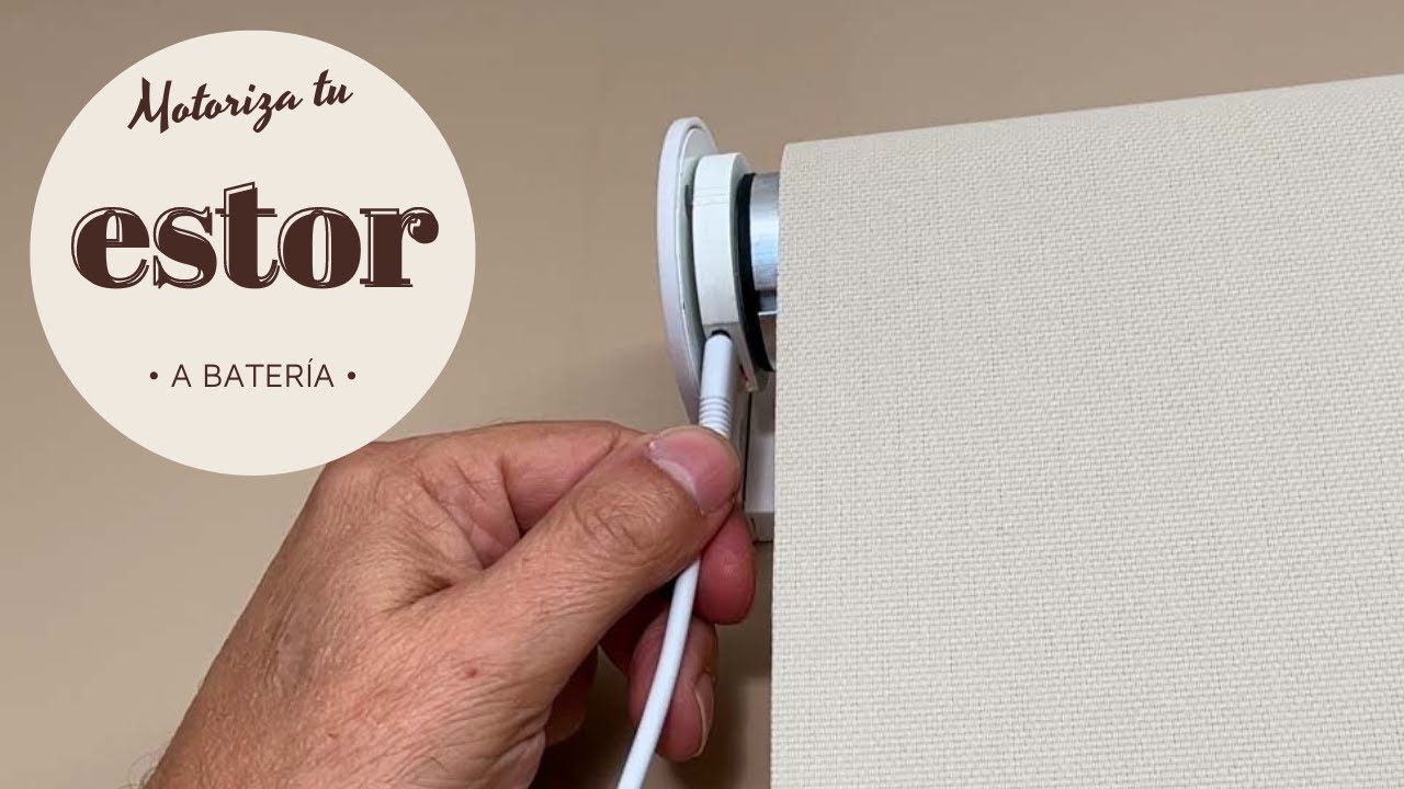 ¡Instala Estores con Motor a Batería!