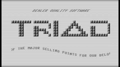 C64 One File Demo: Chars Sucks by Triad! 6 December 2020!