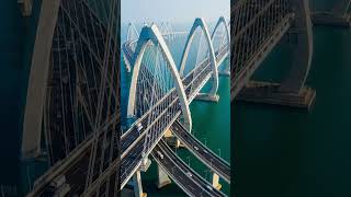 Futuristic Mega Bridge | Mega Structures #shorts #megastructures #traveling #cars #travel