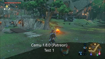 Cemu 1.8.0 vs Cemu 1.8.0b - Zelda: BotW (Crash Fixed / Kakariko Village)