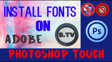 Import Any Fonts On Your PS Touch iOS (iPhone, iPad, iPod Touch) - (Without Jailbreak and Computer)