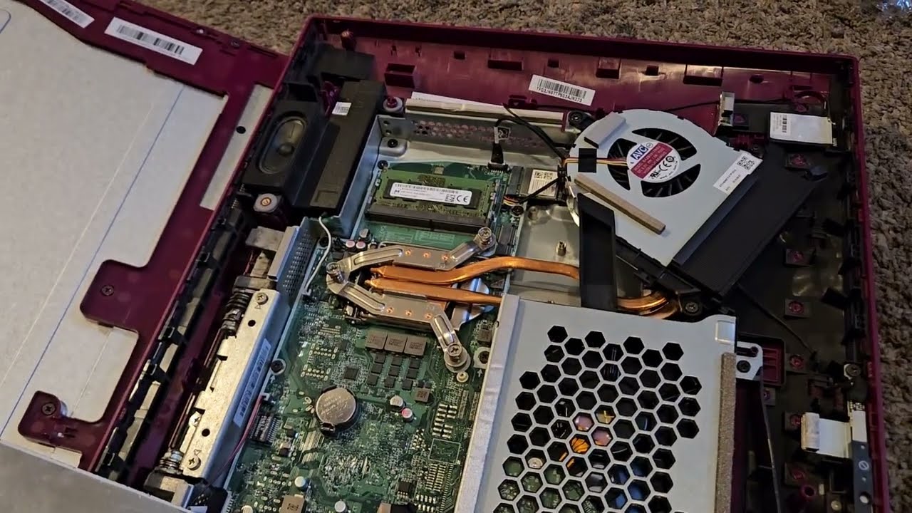 HP TPC Q045 22 All in one pc disassembly..not what I expected