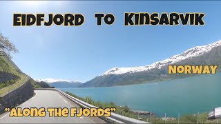 NORWAY ROADTRIP 1 ‘’ Eidfjord to Kinsarvik’’ RV13 - drive along the fjords!