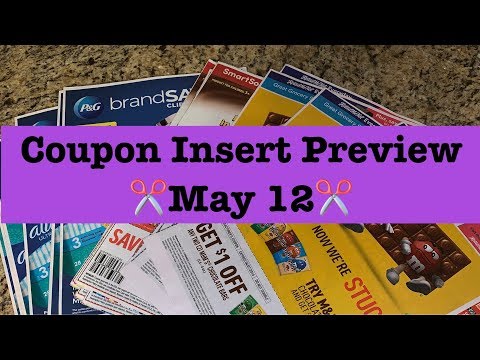 Coupon Insert Preview for May 12th! How Many Inserts Should you Buy?