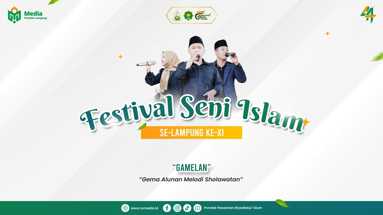 🔴 (4) FESTIVAL SENI ISLAM SE-LAMPUNG KE-XI | PONDOK PESANTREN RIYADLATUL 'ULUM TH. 2024