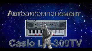 Синтезатор для начинающих. Автоаккомпанемент CASIO LK 300 TV