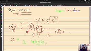 Project Euler #3: Largest prime factor