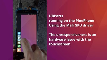 Ubuntu Touch on the PinePhone devkit