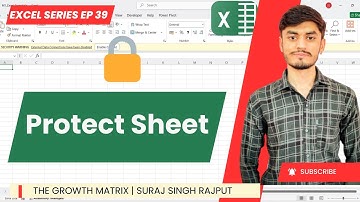How to Protect a Sheet in Excel | Step-by-Step with Examples | Suraj Singh Rajput