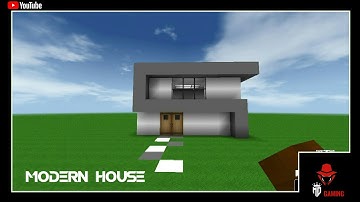 ⬜mini block craft 3d || how to make modern house design in mini block craft 3d making modern house