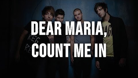 All Time Low - Dear Maria, Count Me In (ATL