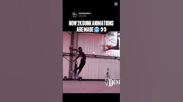 How 2k Animations Are Made👀#nba #2k #dunk  are u surprised😱