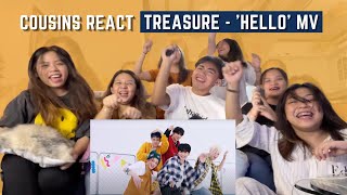 COUSINS REACT TO TREASURE - 'HELLO' M/V