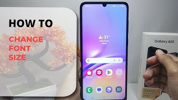 Samsung Galaxy A05/A05s | How to Change The Font Size