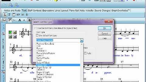 Editing Lyrics - Notation Software Video Tutorial Series