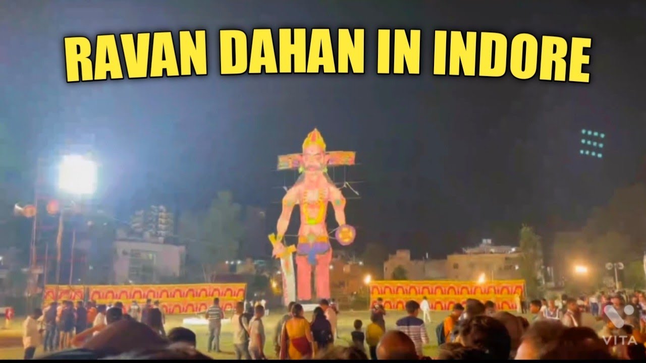 || INDORE RAVAN DAHAN DUSSEHRA MAIDAN ||2022 #indore #youtube #ravan ...