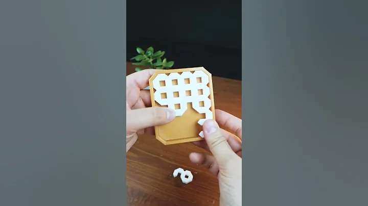 3D Printed 10 Digit Puzzle