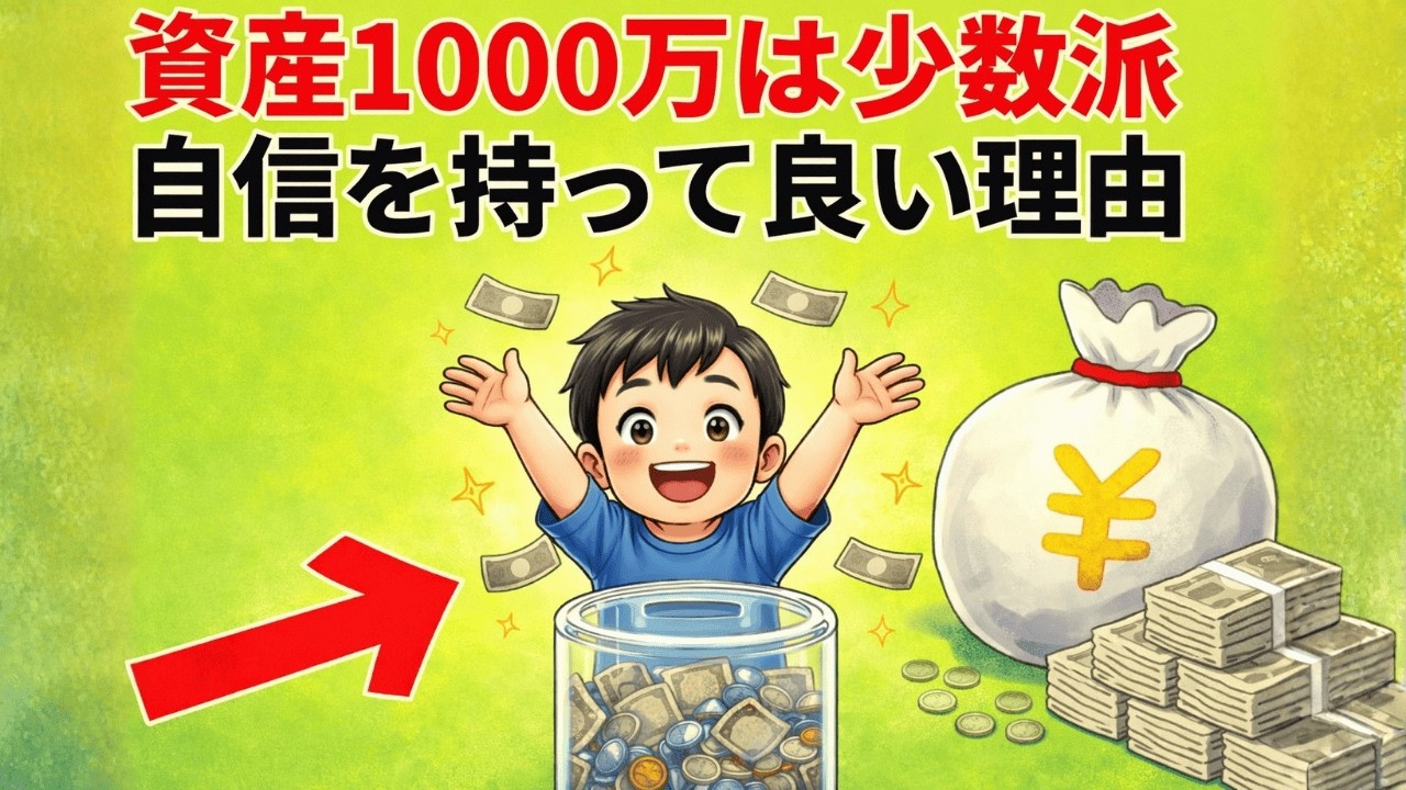 【現実】資産1000万は「上位10%」の壁。達成者が実は最強である3つの証拠。|静かに学ぶ日本経済