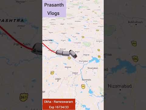 Okha To Rameswaram Exp #shorts #vlogs #trains #travel #railway