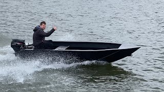 Обзор лодки из Пнд с воды. Лодка Киммерия 400R