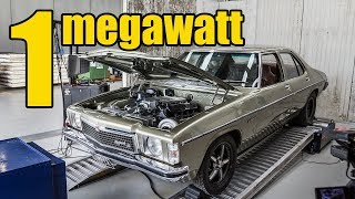 LUMPER Dyno  Twin Turbo Holden Makes a MegaWatt!