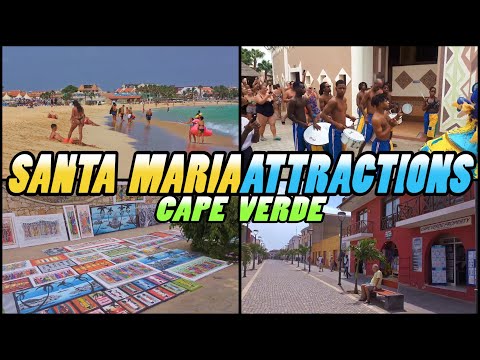 TOP ATTRACTIONS in Santa Maria - Sal Island - Cape Verde (4K)