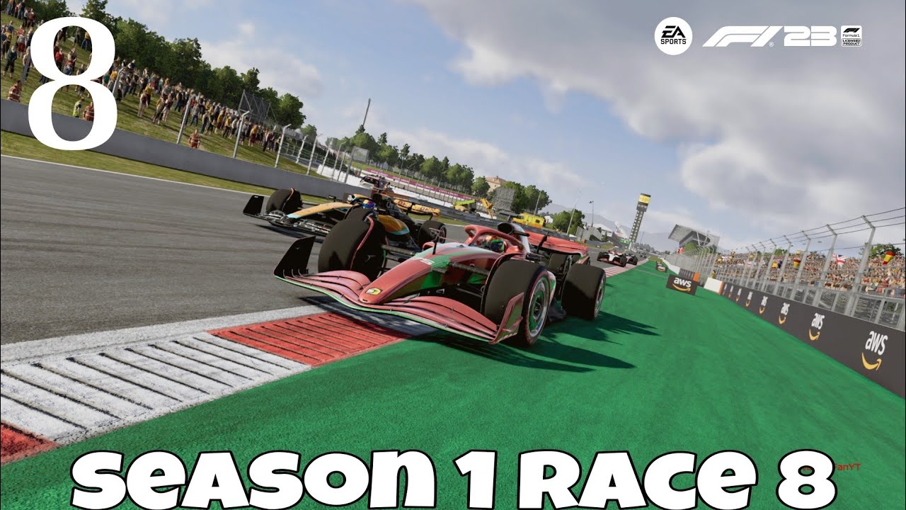 Juarez Racing Team Juarez Vs Stroll For P9!! || F1 23 My Team Career Mode Episode 8 - YouTube