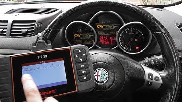 iCarsoft FT II Fiat Alfa Romeo Check Engine Warning Light Reset Guide Tutorial OBD2 Diagnostic
