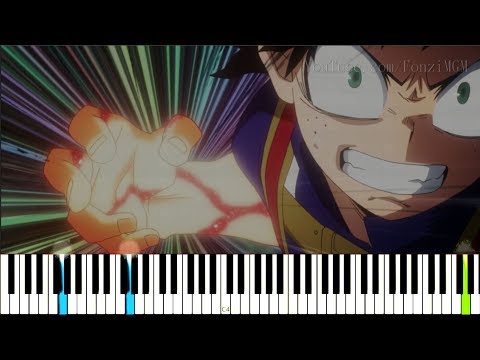 "You Say Run!" - Boku No Hero Academia OST (Synthesia Piano Tutorial)