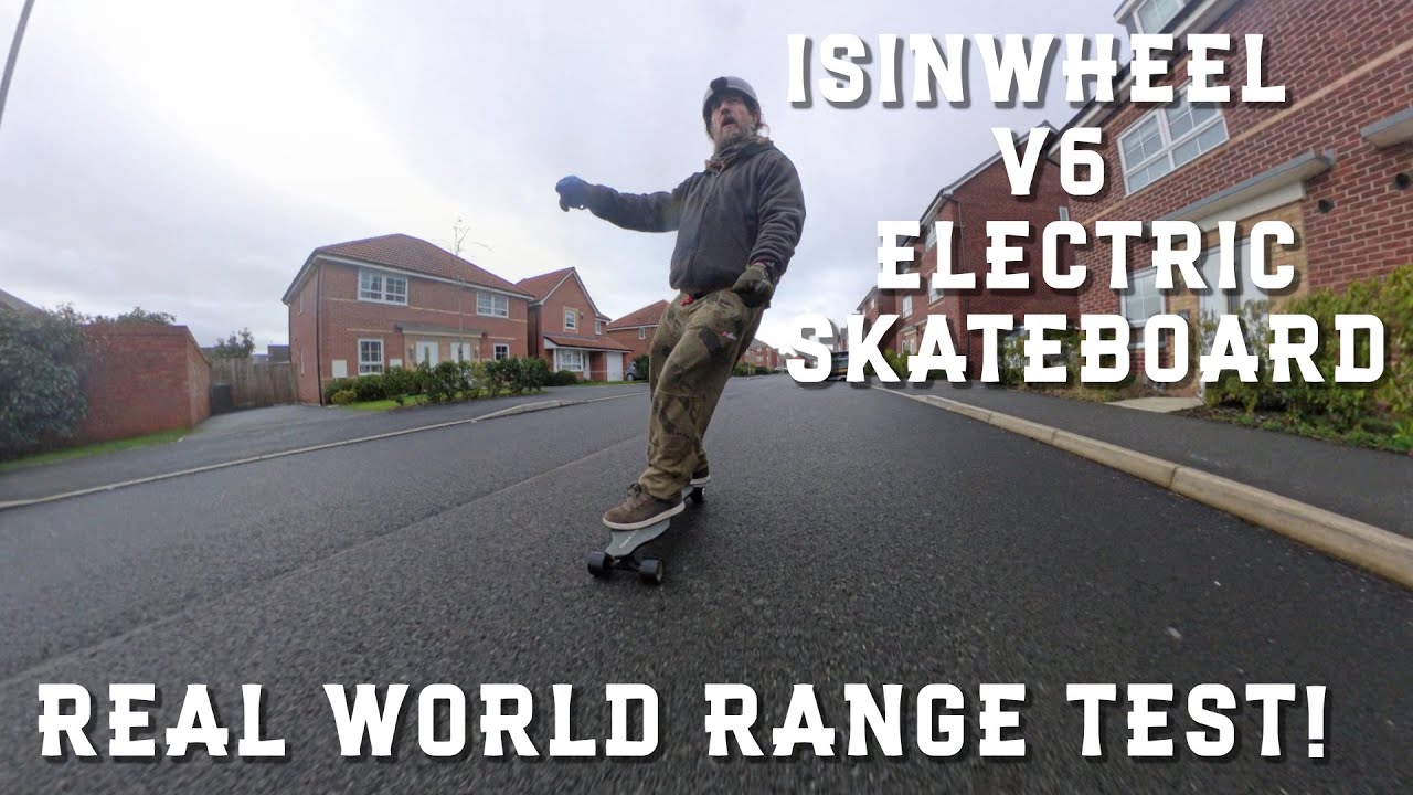 Электрический скейтборд ISINWHEEL V6 — тест полного запаса хода — достаточно ли 6 миль?