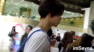 [fancam] 150704 Johnny Jaehyun Hansol Doyoung Mark Ten SM ROOKIES @ GIMPO AIRPORT #루키즈 #SR15B