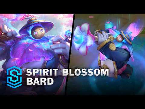Spirit Blossom Bard Skin Spotlight - Pre-Release - PBE Preview - League of Legends
