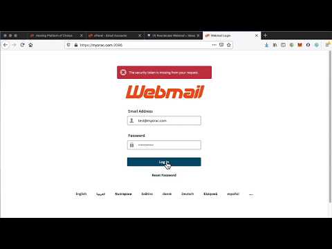 Use Webmail to send and receive emails