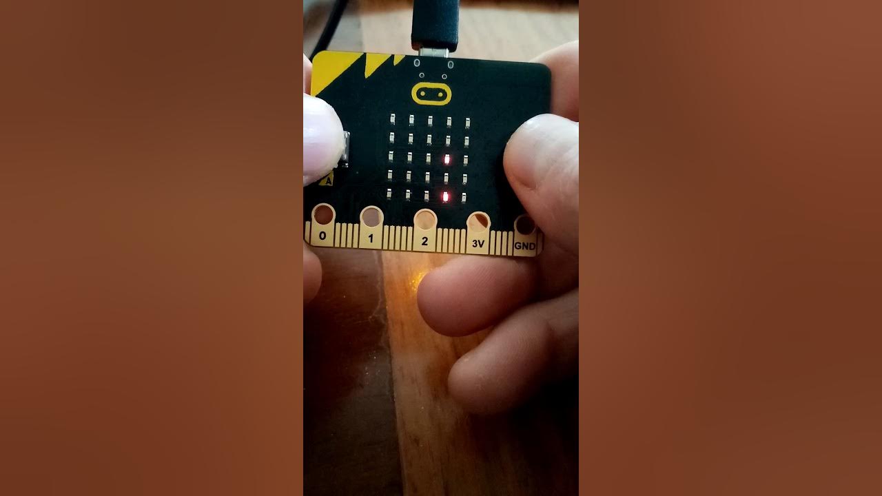 Jeu pong microbit YouTube