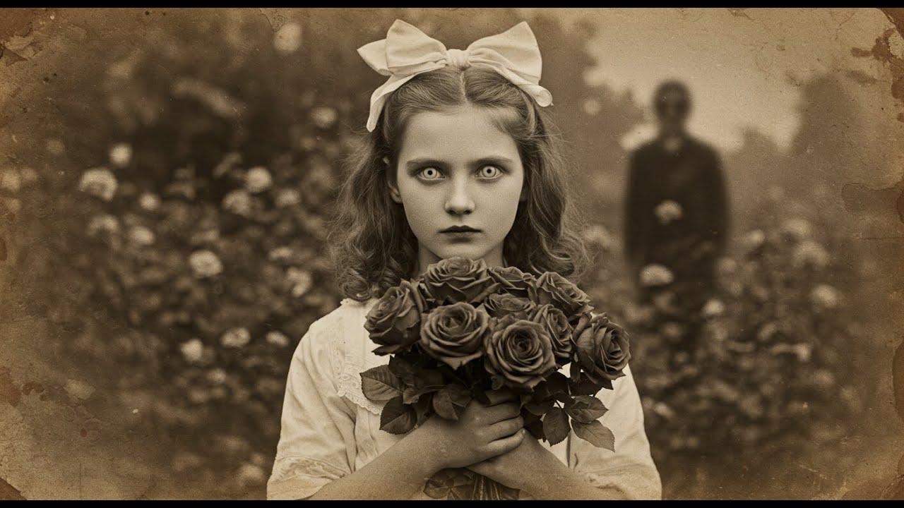 Menina con le rose nel 1912 — 112 anni dopo, gli storici ingrandiscono e congelano...