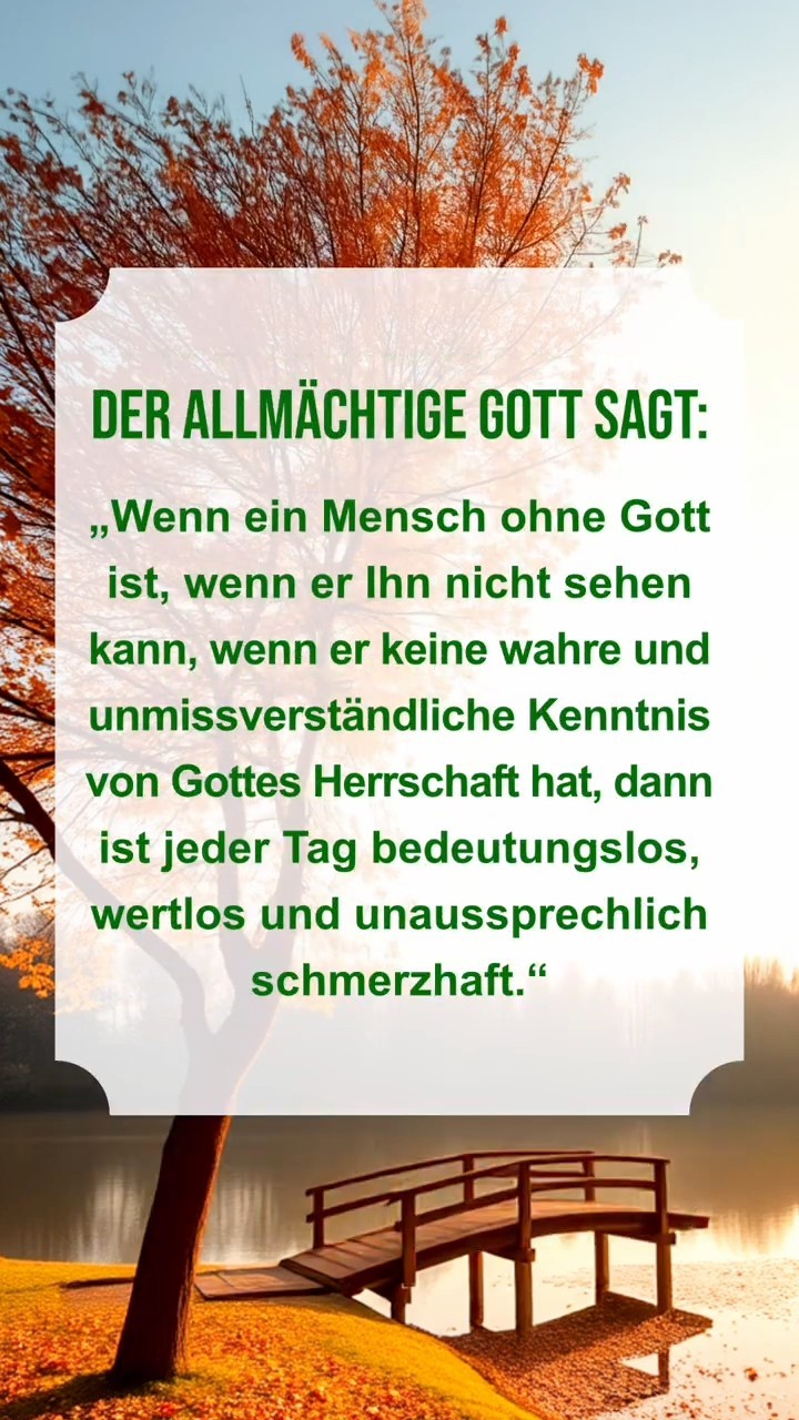 Komm zur Ruhe vor Gott, lies Seine Worte
